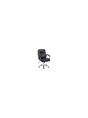 Big And Tall Bonded Leather Executive Chair Onyx - Global Furniture