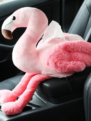 Flamingo Tissue Box