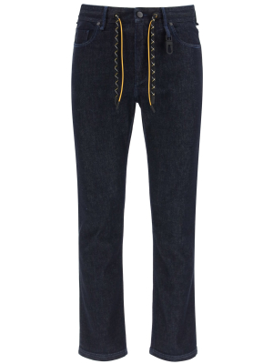 Fendi Drawstring Straight-leg Jeans