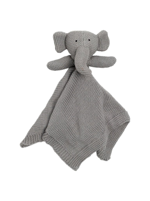 Organic Cotton Lovey Elephant