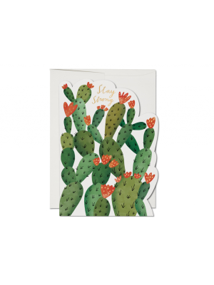 Rc Die Cut Card, Stay Strong Cactus