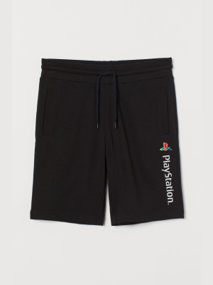 Patterned Sweatshorts