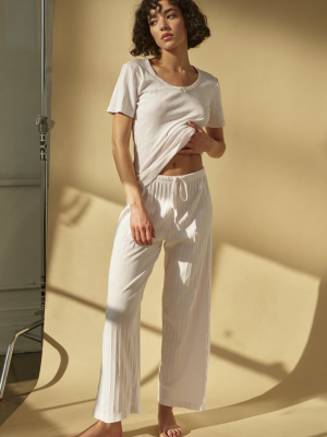 Lounge Pant <br> Off White