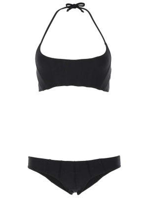 Lisa Marie Fernandez Halter Neck Two-piece Bikini Set