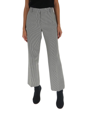 Alexander Wang Houndstooth Straight-leg Trousers