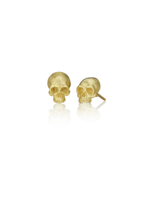 Tiny Skull Earrings