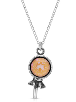 Peach Lollipop Pendant