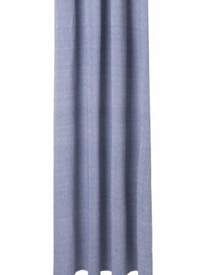 Chambray Shower Curtain - Blue