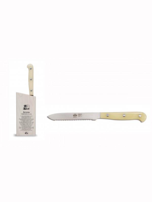 Coltello Tomato Knife - White Lucite