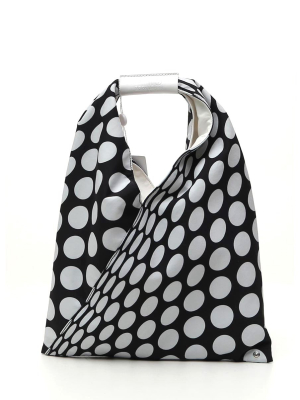 Mm6 Maison Margiela Polka-dot Print Tote Bag