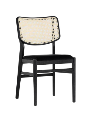 Annex Dining Chair, Black, Set Of 2