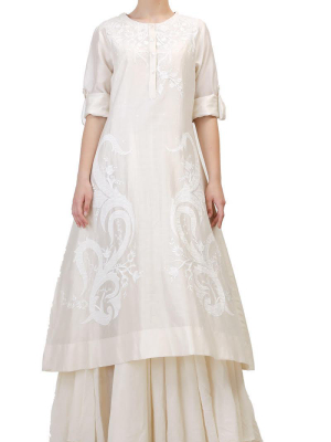 Roll-up Sleeves Kurta