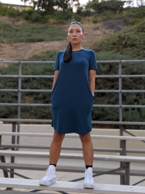 Halie T—shirt Dress - Marine