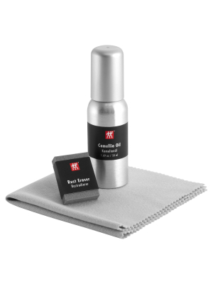 Kramer By Zwilling Carbon Steel Use & Care Kit