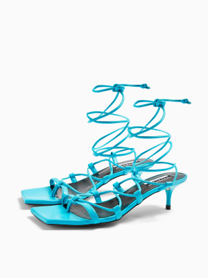 Considered Viola Vegan Blue Heel Sandals