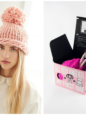 Diy All You Knit Kit - Merino Hat No. 5