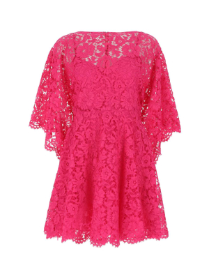 Valentino Lace Kaftan Mini Dress