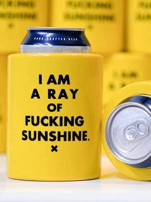 I Am A Ray Of Sunshine... Vintage Beer Koozie