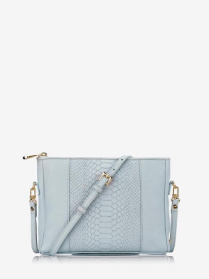 Gigi New York Blue Hailey Crossbody Bag