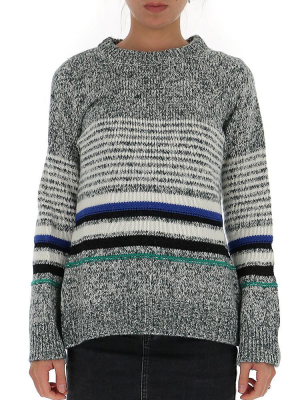 See By Chloé Striped Motif Sweater