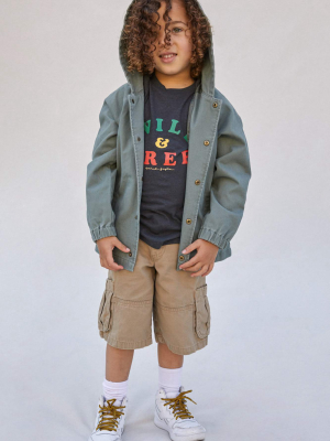Ziggy Marley X Sg Kids Hooded Military Jacket