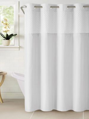 Bahamas Shower Curtain With Liner - Hookless