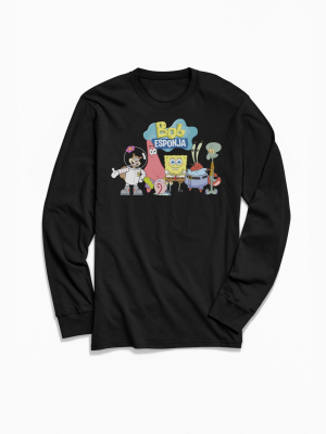 Spongebob Squarepants Spanish Long Sleeve Tee