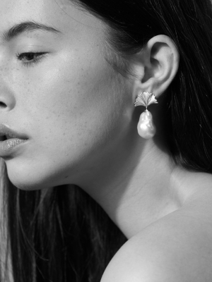 Vita Drop Earrings Large | Sterling Silver