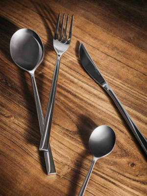 Fuse 24 Piece Flatware Set In Mirror