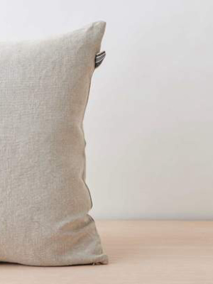 Stonewashed Flax Pillow