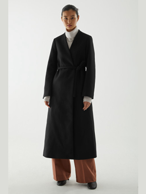 Belted Wool-cashmere Coat