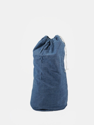 Denim Laundry Bag