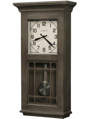 Howard Miller 625669 Howard Miller Amos Wall Clock 625-669 Aged Auburn