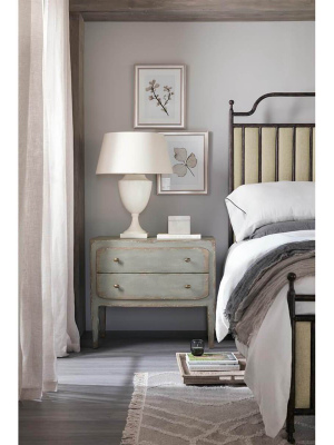 Ciao Bella 2 Drawer Nighstand, Speckled Gray