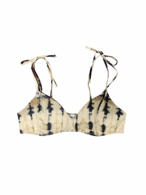 Ulla Johnson Zena Bikini Top Desert Palm Tie Dye