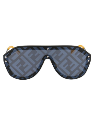 Fendi Eyewear Ff Monogram Aviator Sunglasses