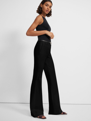 Demitria Pant In Bi-stretch Cotton Twill