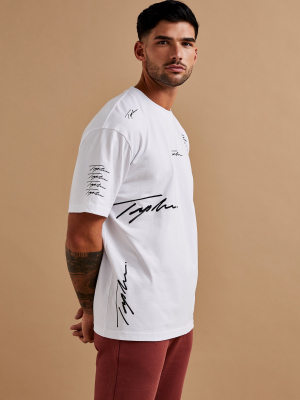 Signature White Logo T-shirt