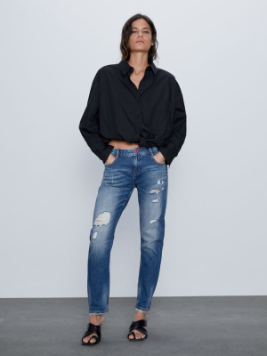 Z1975 Relaxed Jeans With Rips