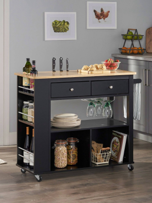 Cato Kitchen Cart - Christopher Knight Home