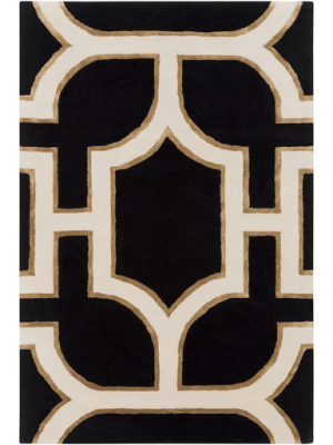 Intermezzo Rug In Black & Cream