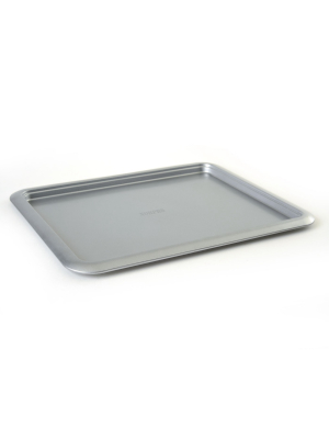 Norpro Non Stick 16.5 Inch Carbon Steel Rimmed Full Baking Cookie Sheet, Silver