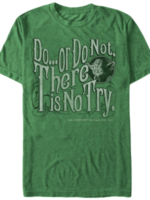 Men's Star Wars Yoda Do Or Do Not T-shirt