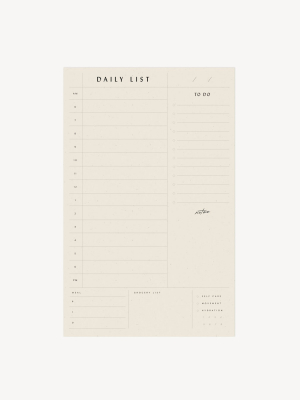 Daily List Pad