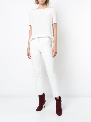 Cigarette Pant In Stretch Cady