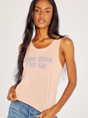 Gone With The Gin Raw Muscle Tank | P. Crystal Rose