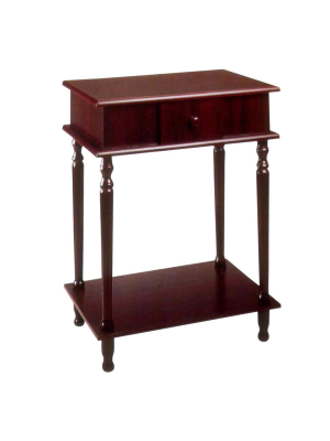 Rectangle Side Table Brown - Ore International