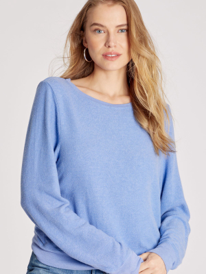 Baggy Beach Jumper | Wedgewood