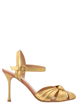 Fracnesco Russo Pointed Toe Slingback Pumps