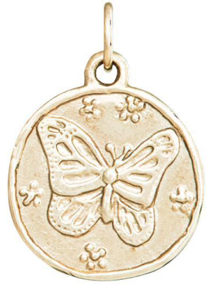 Butterfly Coin Charm